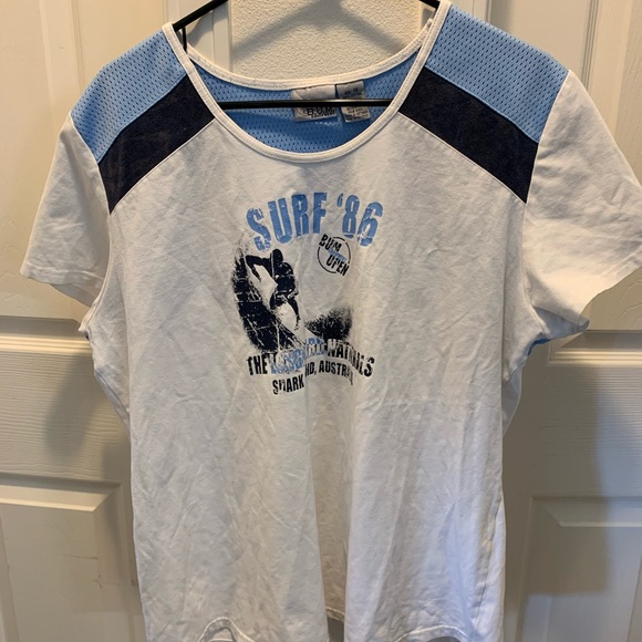 BUM EQUIPTMENT Tops - VINTAGE BUM EQUIPMENT SURF T-SHIRT (F5)